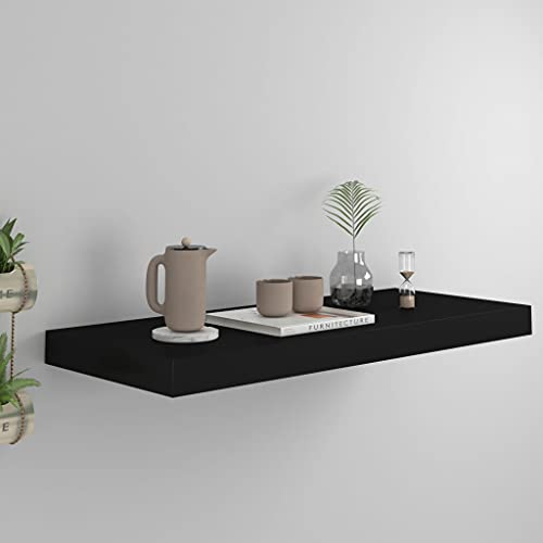 HaoChrymec Schwebendes Wandregal mit Waben-MDF und Metallrahmen, Floating Shelf, Wandregal für Bücher, Küche, Wohnzimmer, Schwarz, 60 x 23.5 x 3.8 cm HaoChrymec Schwebendes Wandregal mit Waben-MDF und Metallrahmen, Floating Shelf, Wandregal für Bücher, Küche, Wohnzimmer, Schwarz, 60 x 23.5 x 3.8 cm von HaoChrymec