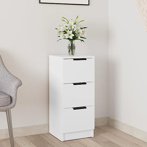HaoChrymec Sideboard mit Holzwerkstoff, Minimalistisches Design, Viel Stauraum, Beistellschrank, Wohnzimmer, Weiß, 30 x 30 x 70 cm - HaoChrymec Sideboard mit Holzwerkstoff, Minimalistisches Design, Viel Stauraum, Beistellschrank, Wohnzimmer, Weiß, 30 x 30 x 70 cm - von HaoChrymec
