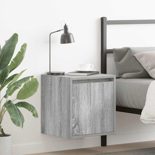 HaoChrymec Wand-Nachttische 2 STK. Grau Sonoma mit Holzwerkstoff, Hängendes Design, Flexibler Türeinbau, Kommode mit Schubladen, Nachttisch Hängend, 38x34x40 cm HaoChrymec Wand-Nachttische 2 STK. Grau Sonoma mit Holzwerkstoff, Hängendes Design, Flexibler Türeinbau, Kommode mit Schubladen, Nachttisch Hängend, 38x34x40 cm von HaoChrymec