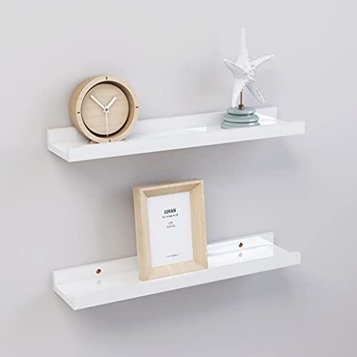 HaoChrymec Wandregale 2 STK. mit MDF, Schwebendes Regal, Wand Regal für Bücher, Küchenregal Wand, Badezimmer Regal, Hochglanz-Weiß, 40 x 9 x 3 cm HaoChrymec Wandregale 2 STK. mit MDF, Schwebendes Regal, Wand Regal für Bücher, Küchenregal Wand, Badezimmer Regal, Hochglanz-Weiß, 40 x 9 x 3 cm von HaoChrymec
