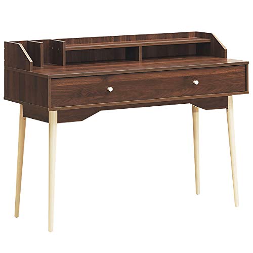 Schreibtisch mit Schublade, Computertisch aus Massivholz, Desk with Drawers, Schreibtisch mit Stauraum, Gaming Schreibtisch, PC-Arbeitsplatz, Konsolentisch, Braun, 120 x 50 x 93 cm Schreibtisch mit Schublade, Computertisch aus Massivholz, Desk with Drawers, Schreibtisch mit Stauraum, Gaming Schreibtisch, PC-Arbeitsplatz, Konsolentisch, Braun, 120 x 50 x 93 cm von HaoChrymec
