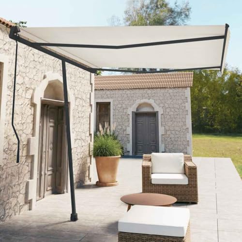 Stützen für Markisen mit Eisenmaterial, Drehbar um 360 Grad, Stabilität für Markisens, Standpfosten für Markisenkasten, Markisens-Stützen Set, Anthrazit, 300 x 245 cm Stützen für Markisen mit Eisenmaterial, Drehbar um 360 Grad, Stabilität für Markisens, Standpfosten für Markisenkasten, Markisens-Stützen Set, Anthrazit, 300 x 245 cm von HaoChrymec