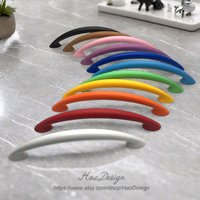2, 5" 3, 75" 5" Bunt Knäufe Küche Schrank Griff Möbelknauf Kinder Blau Rot Schwarz Weiß Grün Lila 64 96 160 Mm X-72U von HaoDesign