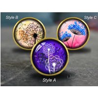 Blume Löwenzahn Schubladenknäufe/Handgemachte Bronzeknäufe von HaoDesign