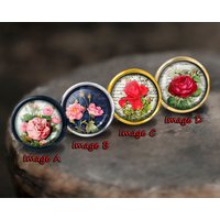 Blumen Knäufe/Schubladenknöpfe/ Handgemachte Bronze Kommode Knäufe Schrankknöpfe/Pull Möbelknöpfe von HaoDesign
