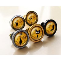 Katze Handgefertigte Vintage Bronze Knäufe/Schubladenknäufe Möbelknäufe von HaoDesign