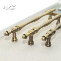 Massive Messing Antiqued Bronze Schrank Knäufe Griffe, Schublade Knäufe, Dresser Knobs Pulls, Kitchen Hardware von HaoDesign