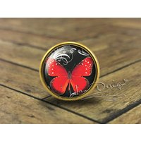 Schmetterling Schubladenknöpfe/Handgemachte Vintage Bronze Knäufe Möbelknöpfe Möbelknäufe von HaoDesign
