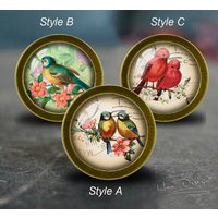 Vögel Schubladenknäufe/Handgemachte Vintage Bronze Knäufe Schrank Pull/Schrankknöpfe/Möbelknöpfe von HaoDesign