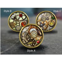 steampunk Schubladenknäufe/Handgemachte Bronzeknäufe von HaoDesign
