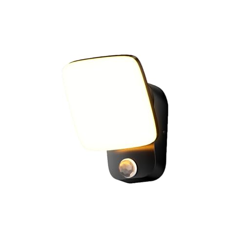 HaoDrisk Außen Lampe mit Bewegungsmelder Außenlampe - IP65 Aussen Wandleuchte Innen Wandlampe mit Schwenkbar LED Panel Aluminium Außenleuchte für Garten Terrasse Eingang, Anthrazit, Warmweiß 3000K HaoDrisk Außen Lampe mit Bewegungsmelder Außenlampe - IP65 Aussen Wandleuchte Innen Wandlampe mit Schwenkbar LED Panel Aluminium Außenleuchte für Garten Terrasse Eingang, Anthrazit, Warmweiß 3000K von HaoDrisk