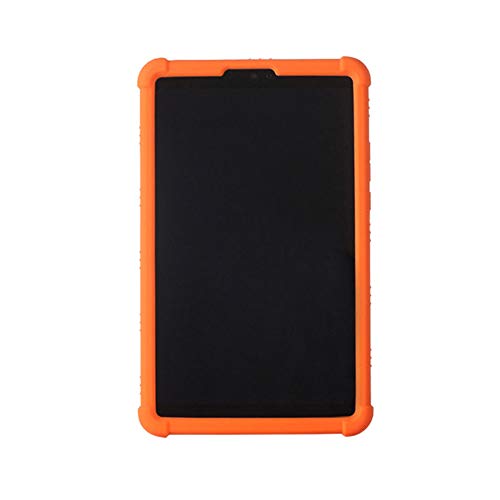Haodasi Schutzhülle für Xiaomi Mi Pad 4 - Silikon Gel Gummi Anti-Kratzer Schutz Hülle Abdeckung Case Cover für Xiaomi Mi Pad 4 8 inch 2018,Orange von Haodasi