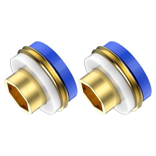 1/2pcs Messing Seal Waschmaschinenuniversal Wasserhahn Gate Leckdichtungsringe Dichtungen Dichtung Rohrschlauch Sanitärstopfen von Haodream