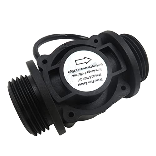 1-60 L/min Wasserflusszähler Wasserregelwater Fließgeschwindigkeitsschalter Durchflussmeterdhose Spannungsspannung DC3.5-24 V Flüssigkeitsmessgerät von Haodream