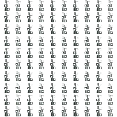 100pcs Decking Clip Edelstahlbefestigungsset Für Verbunddeckbretter Mit Ausblenden T Clips Und Robusten Schrauben Compositen Decks Befestigungselemente von Haodream