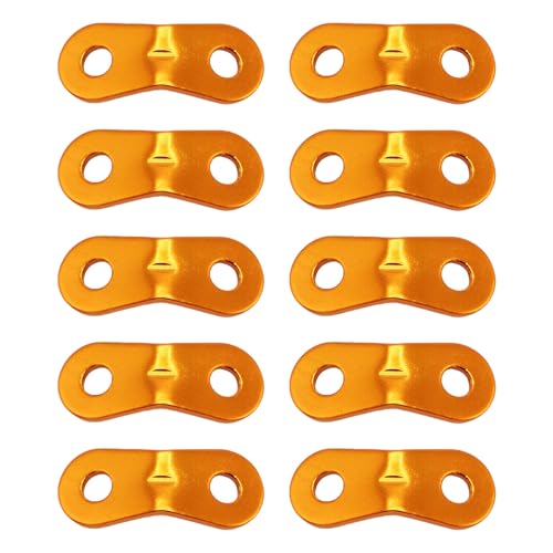 10pcs Camping Zelt Seilschnallen Aluminiumlegierungen Adjutierablenker Verschluss Für Camping Und Outdoor Aktivität Hochstärken Zeltclip von Haodream