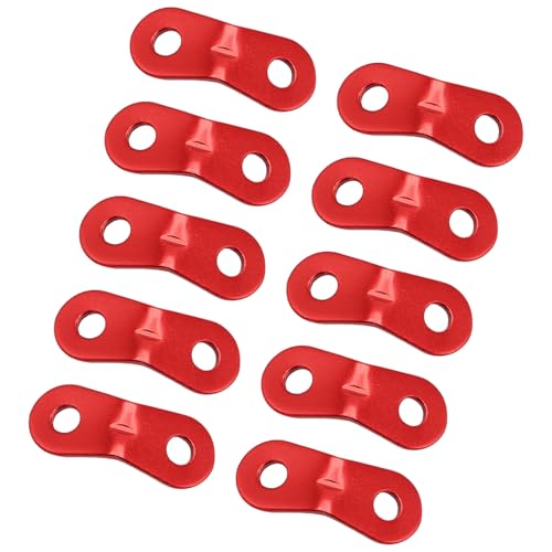 10pcs Camping Zelt Seilschnallen Aluminiumlegierungen Adjutierablenker Verschluss Für Camping Und Outdoor Aktivität Hochstärken Zeltclip von Haodream