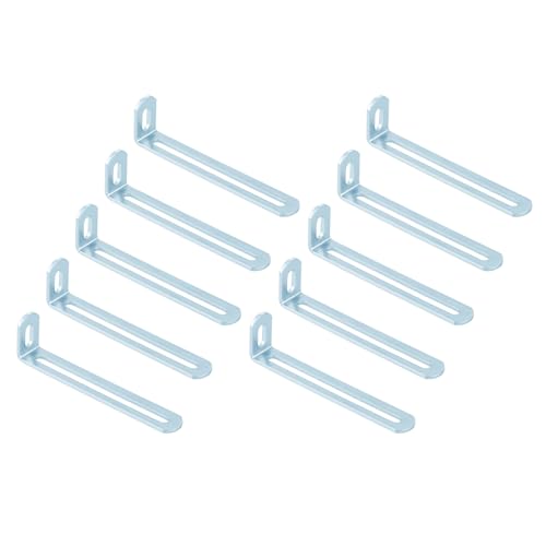 10pcs L Förmige Rechte Winkelhalterungen Möbelanschluss Schnellinstallieren Sie Die Regalhalterungen Zum Befestigen Von Möbeltabellen Stühle L Form Fixer von Haodream