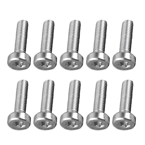 10x Spline Screw Bolt T27 0.2x0.7 M5X18 Replacement for Chainsaw 9022 1010 for Head Bolt Bolt for Head von Haodream