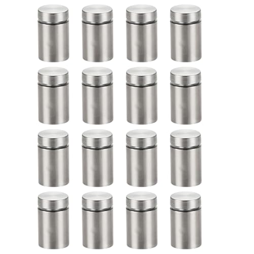 16pcs Multipurpose Rostbekannte Wandmontage Hardware Edelstahl Standoffs Accessoire Für Ausstellungskabine Setups Acrylbilder Frames Standoffs von Haodream