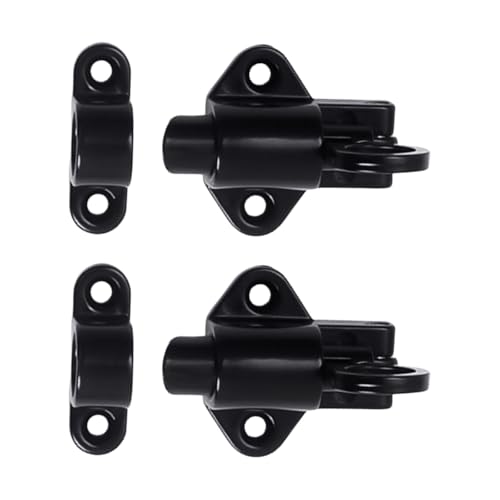 2pcs Aluminiumlegierung Sicherheit Sicherheitsringe Feder Sprungtürschrauben Automatische Latches Schrauben Schloss Hardware Zubehör Federschraubenschloss von Haodream