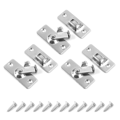 3pcs Kleine Edelstahl Türverriegelungen 90 Grad Folienschrauben Schloss Zubehör Für Innen Und Außengebrauch Mit Schrauben Easy Installion Door Schloss von Haodream