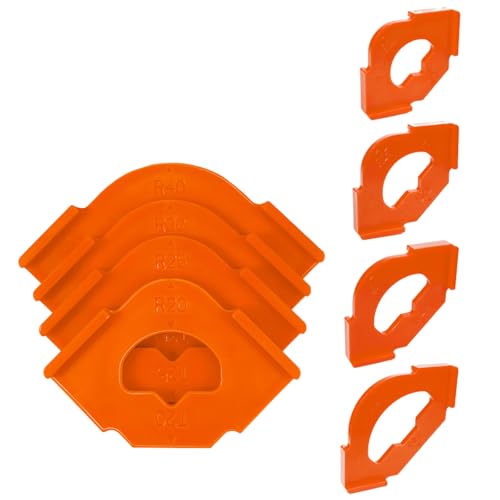 4 Piece Radius Jigs Router Vorlagen Für Holzbearbeitung Mit Schnell Abgerundeter Ecke Und Kanten Ausrichtungspositionierungswerkzeuge Router Vorlagen Festgelegt von Haodream
