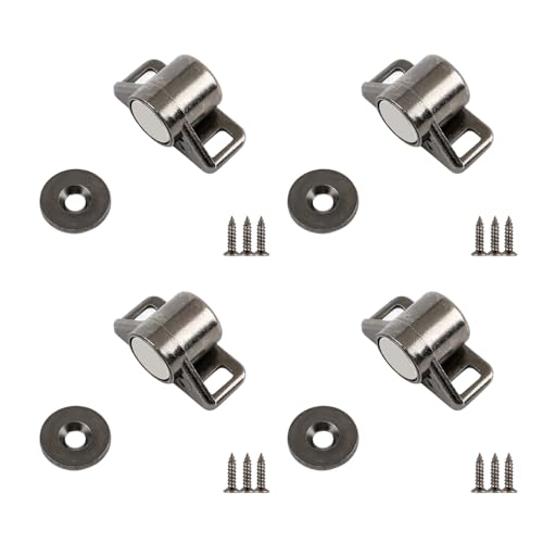 4pcs Universals Magnetetür Blenden Zincs Legierungen Schranktüren Stopper Geräuschloser Fangbad Küchenschrank Stopper von Haodream