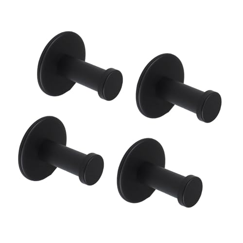 4pcs Wandmontierte Kleiderhaken Edelstahlstähle Kleiderbügel Heavy Duty Roben Single Für Bag Handtuch Wandhaken Handtuch Für Hutkleidung Metallhardware von Haodream
