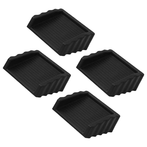 4pieces Praktische Türstopper Keile Aus Hochfestigen Gummimaterialien Für Effektive Winddichte Widerstand Windschutz Türunterbrechungen von Haodream