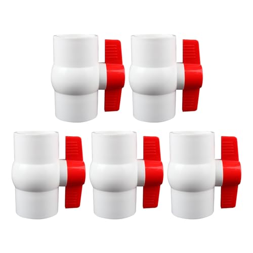 5pieces 2inch Robuste PVC Runde Ventil von Haodream