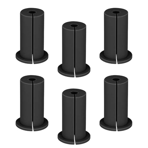 6PCS Kabel Routing Kits Router Ethernet Kabelschutz Ärmeln Wandlochabdeckung Wandbuchsting Grommet Easy Installation Routing Kits Durch Löcher Abdeckungen von Haodream