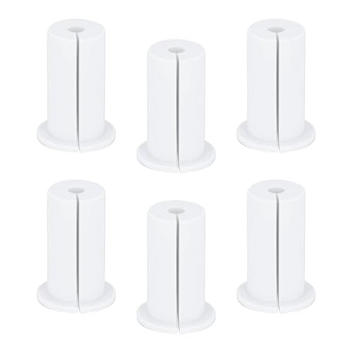 6PCS Kabel Routing Kits Router Ethernet Kabelschutz Ärmeln Wandlochabdeckung Wandbuchsting Grommet Easy Installation Routing Kits Durch Löcher Abdeckungen von Haodream
