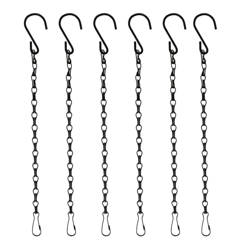 6pcs Hängende Korbketten Blumenkorb Pflanzer Töpfe Ersatzkette Windchime Hanging Haken Einfach Zu Installieren Blumenkette von Haodream