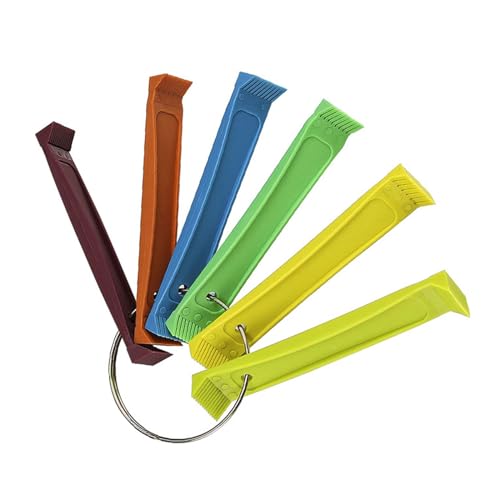 6pcs Klimaanlage Flossenreiniger Set Klimaanlage Flossenkammkondensator Flossengläubiger Kondensator Spulenreiniger Handwerkzeug 6pcs Klimaanlage Flossenreiniger Set Klimaanlage Flossenkammkondensator Flossengläubiger Kondensator Spulenreiniger Handwerkzeug von Haodream