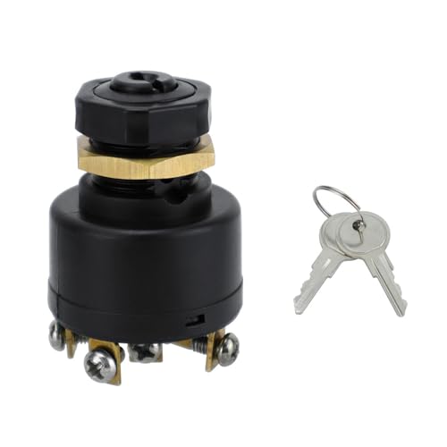 Autoboote 12V 3 Position Zündboote Motorradstarter Schalter 3 Position Mit 2 Schlüsselschloss Mit Schlüssel Autoboote 12V 3 Position Zündboote Motorradstarter Schalter 3 Position Mit 2 Schlüsselschloss Mit Schlüssel von Haodream