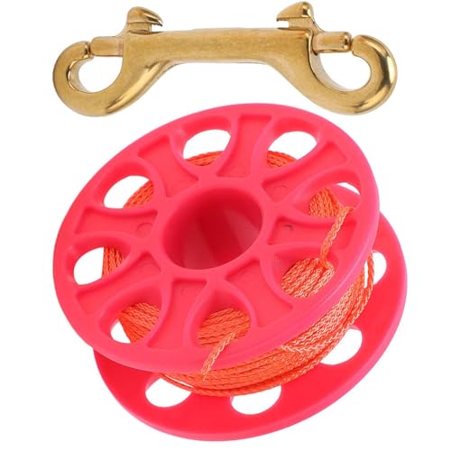 Doppel Clip Diving Reel Kunststoff Spulen Für Höhlen Und Wrack Diving Compact Line Control Freediving Finger Spulen Tauchgänge Rollen von Haodream