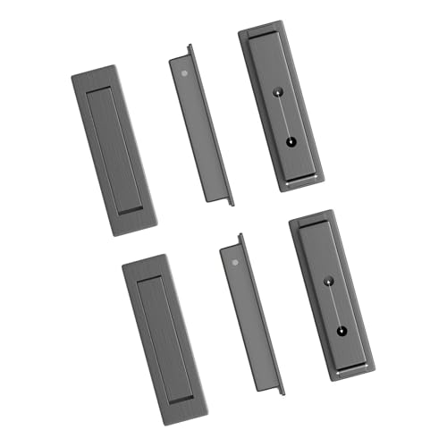 Eingezogener Schranktür Ziehen Sie Flush Mount Schublade Küchenschrank Schiebetgriffe Möbel Hardware Küchenschrank Schiebebereich Möbel Hardware von Haodream