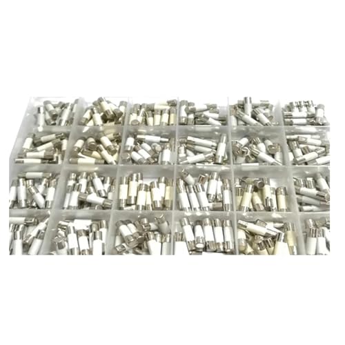 Haodream 250 V 360pcs Keramiksicherung 24 Valus 5x20 Mm Mit Schneller Schnellblasfunktion 0 1a 0 3a 0 5a 1a 1 5A 2a 2 5A 3A 4A 5A 30a von Haodream