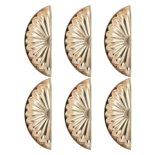 Haodream 6pcs Zinklegungsgarderobe Griffe Shellknöpfe Für Küchenschrank Schublade Ziehen Modernes Design Zinklegungsschrank Ziehen Und Knauf Haodream 6pcs Zinklegungsgarderobe Griffe Shellknöpfe Für Küchenschrank Schublade Ziehen Modernes Design Zinklegungsschrank Ziehen Und Knauf von Haodream
