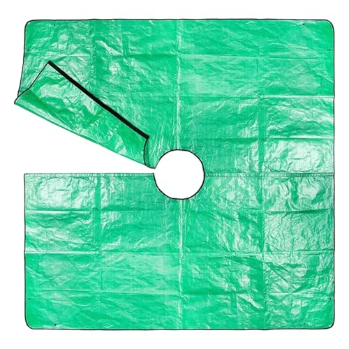 Haodream Gartenstrauch Trimmfänger 78.7 "x78.7 Easy Befestigungslandschaft Plan Mit 4 Eckschnallen Für Blattsammlung von Haodream