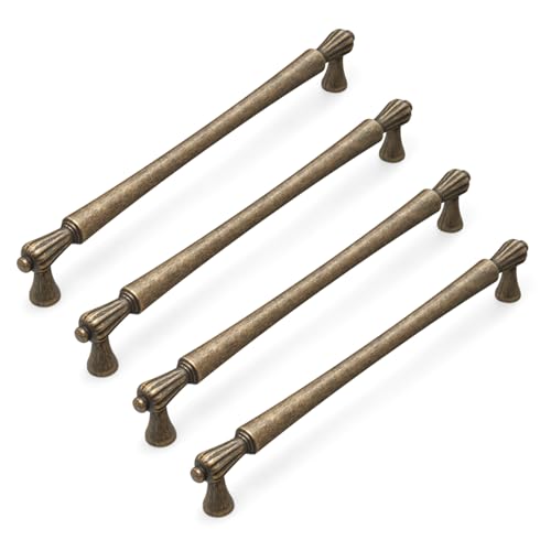Packung Mit 4 Vintage Stilen Antiquitätenschrankgriff Einfache Installation Einfache Installationen Für Küchenschubladen Und Tür Antiquitäten Messing Ziehen von Haodream