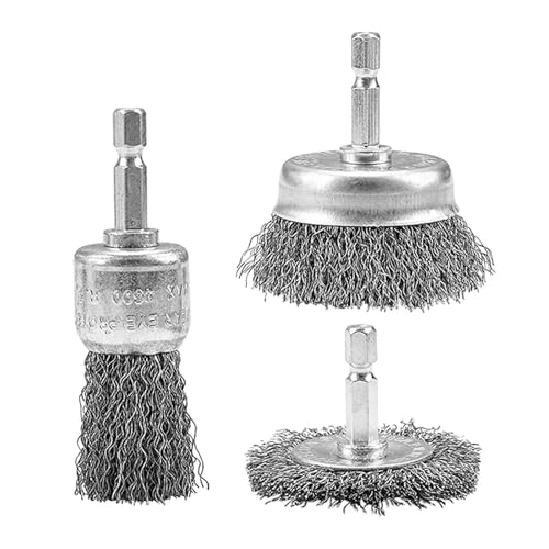 Hexagonal Shank Stahlbohrdrahtdrahtbürste Zum Klemmen 1/4 Zoll Hexagonal Shank Stahlbohrdrahtdrahtbürste Zum Klemmen 1/4 Zoll von Haodream