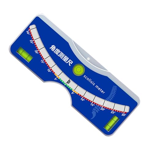 Leichtes Skoliose Messgerät Mit Horizontaler Blase 0-30 ° Wirbelsäulenbewertungsmessgerät Für Die Skoliose Messer Der Haltungsprüfung Mit Blasenspiegel von Haodream