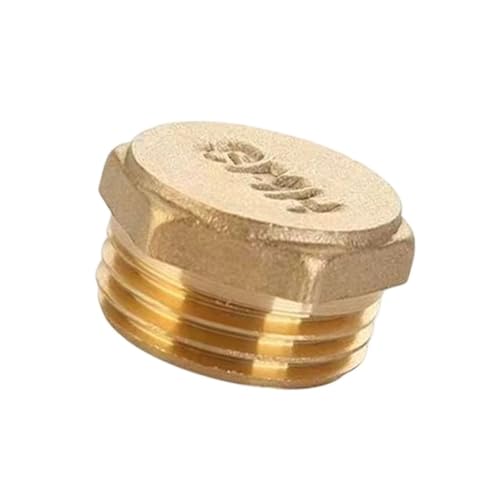 Männliche Gewinde Messingrohr Hexagonal Head End Caps Stecker Anschlussschraube Anpassungskuppleranschluss Adapter Enduring Messing Pipe Stecker Anschluss von Haodream