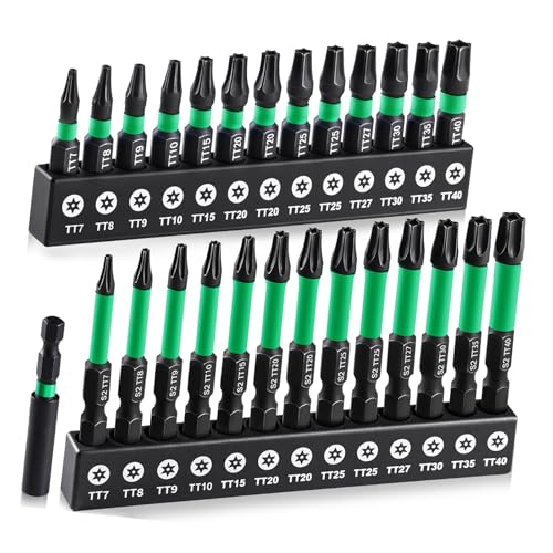 Professional 27pcs Antislip Hexagonal Bit Set Bits Shring Rriver Head Home Verbesserung Magnetschraubendreher Bits von Haodream