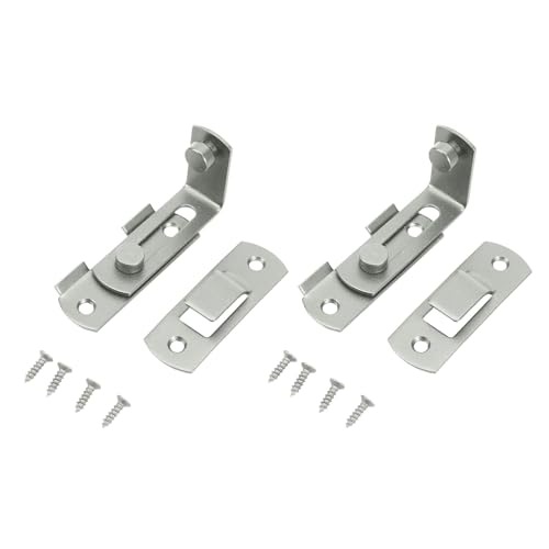 Robustes Edelstahl 90 Grad Fliped Door Rucks Sicherheitsschieberschlosszubehör Für Fensterbäder Und Mehr Dicke Passt von Haodream