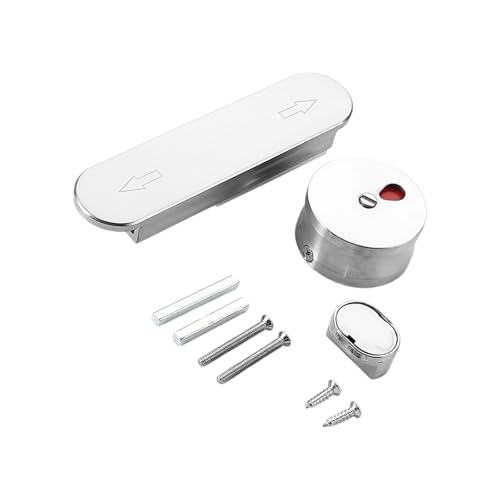 Ruhige Schloss Badezimmer Schiebetür Bolzen Zinklegiers Partition Mit Belegungsanzeigen Einfacher Installation Ruhiger Druck Für Badezimmer von Haodream