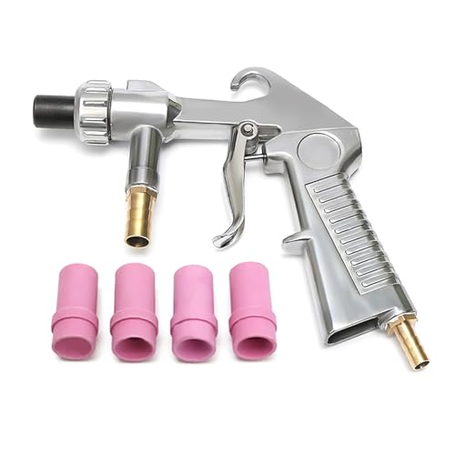 Sandblasters Kits Schleifseestrahlpistolen Sprays Mit Keramikdüsenadapter Für Sandblastenschränke Entfernen von Haodream
