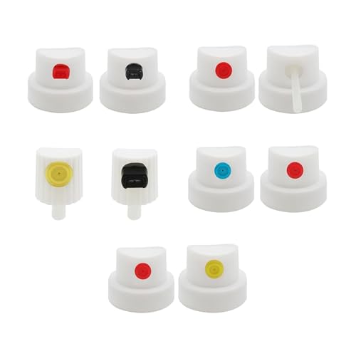 Set Von 10 Hohen Dichten Polyethylen Sprüher Lackkappen Mit Genauigkeitsdüsendesign Sprühflaschendüsenspitze von Haodream